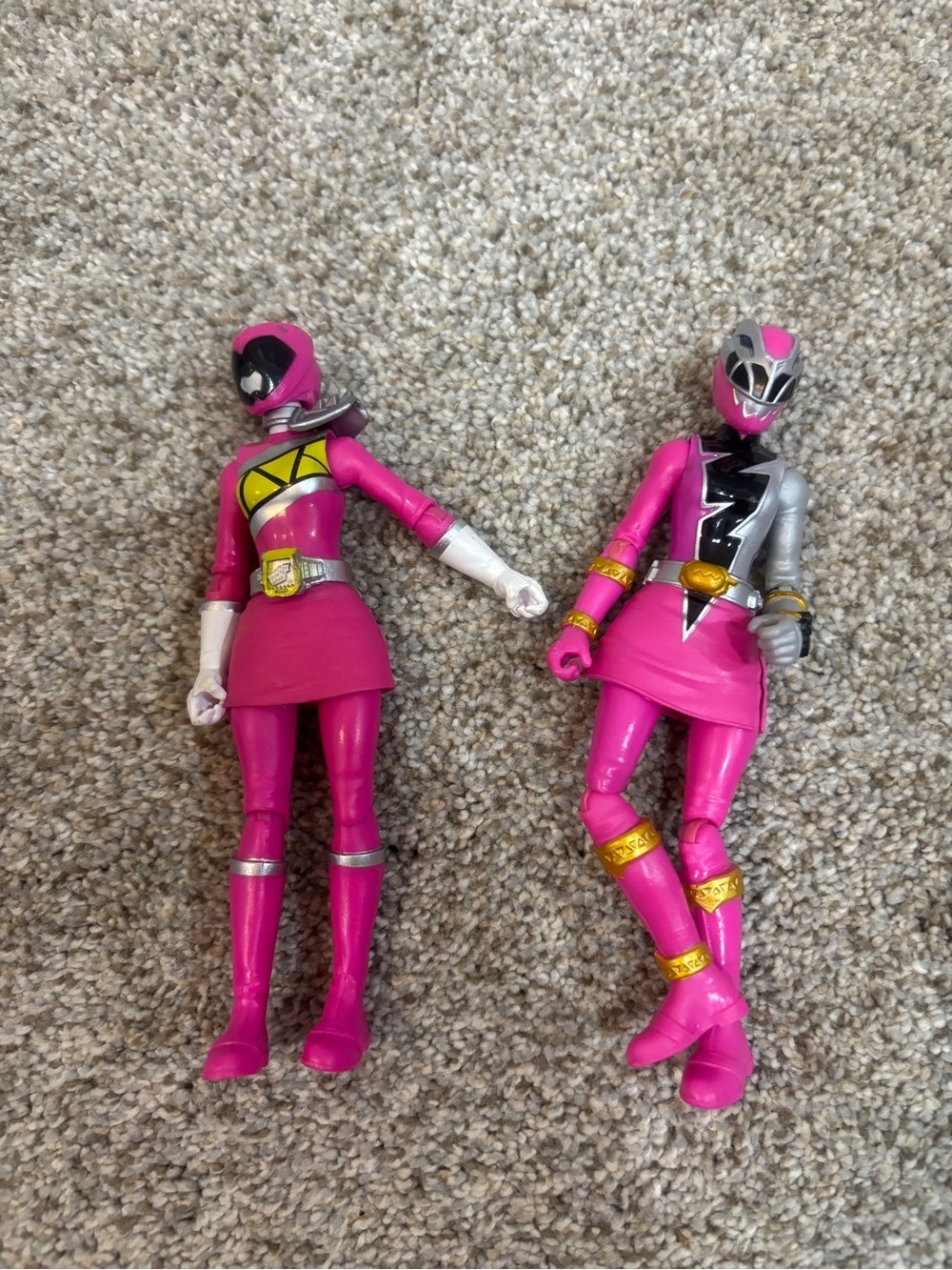 Pink Power Ranger Action Figure Set